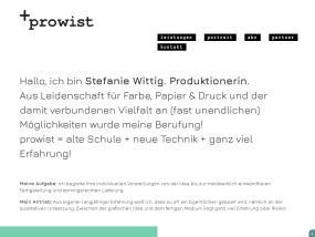 prowist · Produktionerin-Print